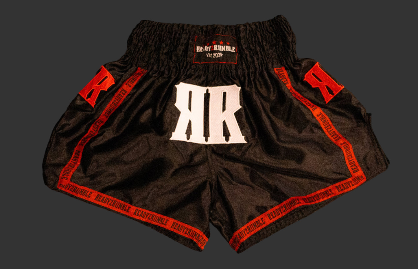 Ready2Rumble Black & Red Muay Thai shorts