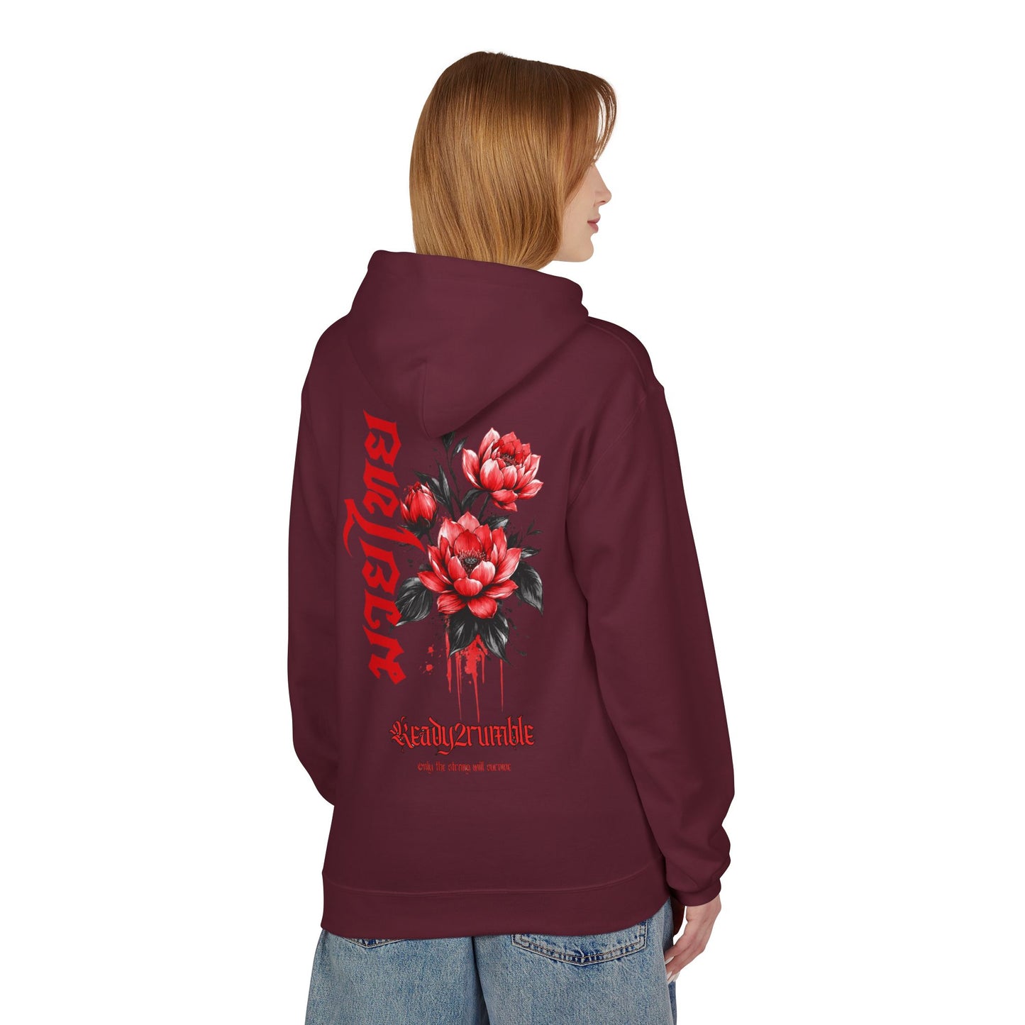 Blood lotus Hoodie Oversize