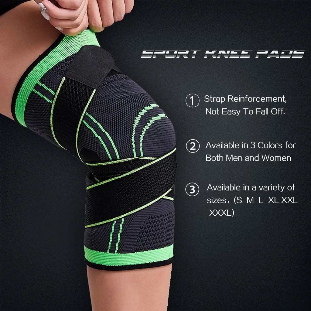 1 Pcs Knee Pads Braces Sports Support Joints Protector Compression Sleeve
