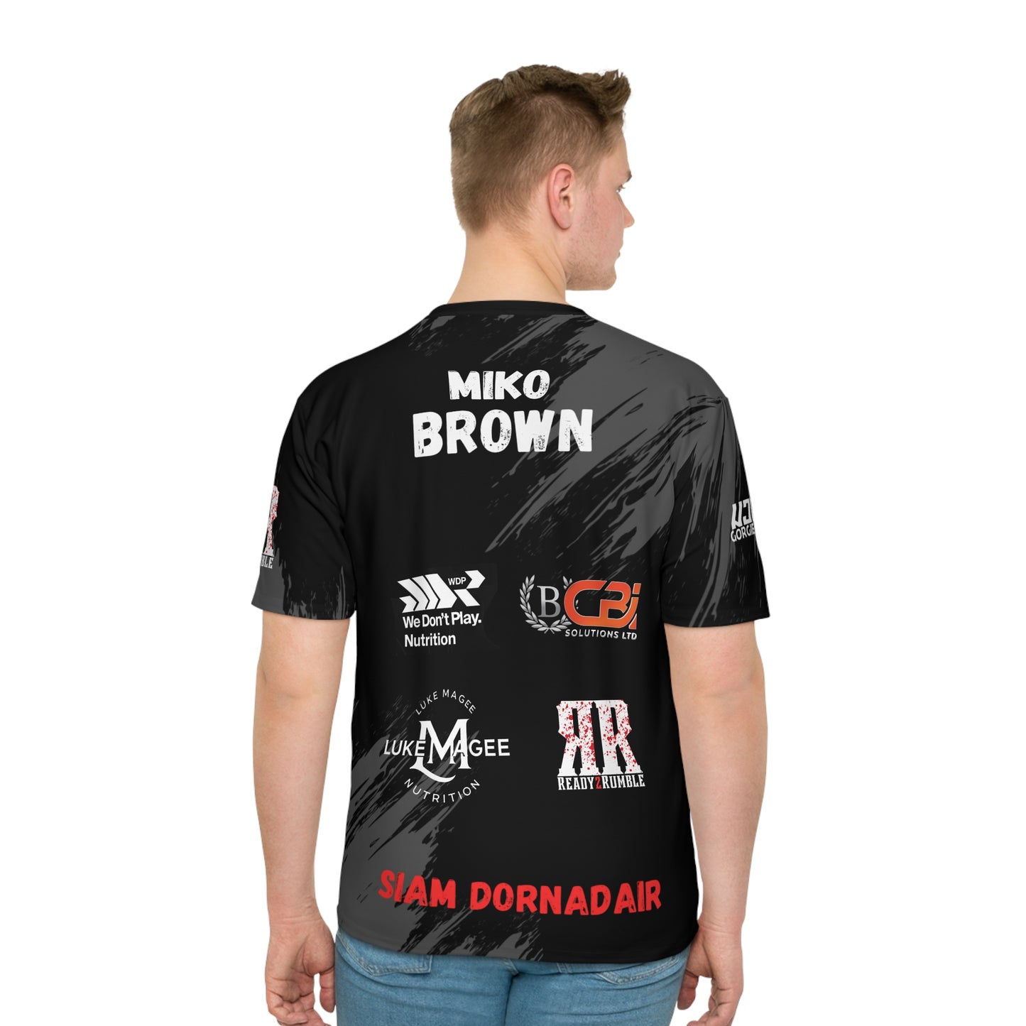 Miko Brown Custom Muay Thai Tshirt