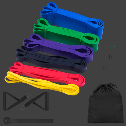 Premium Exercise band set 15lbs- 230lbs