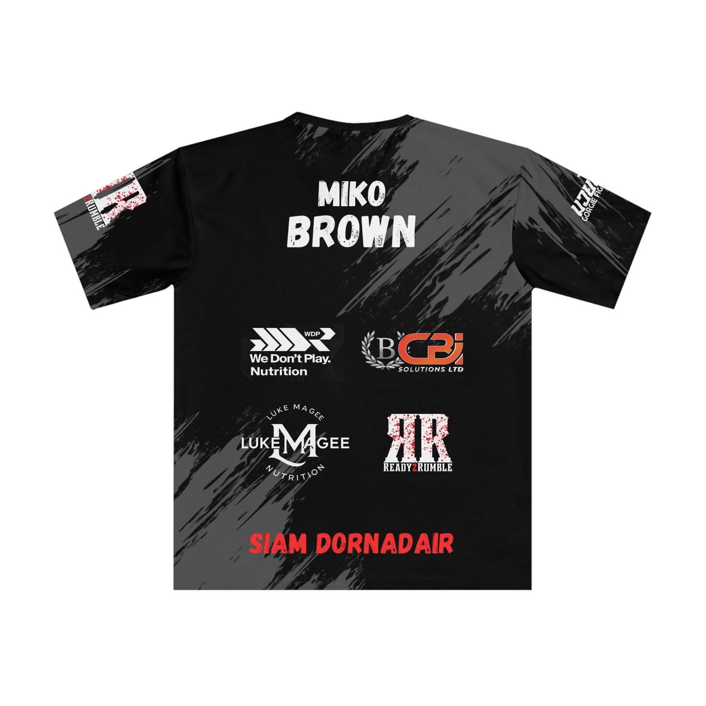 Miko Brown Custom Muay Thai Tshirt