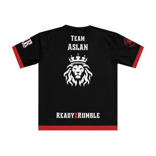 Team Aslan-  Muay Thai Tshirt Black