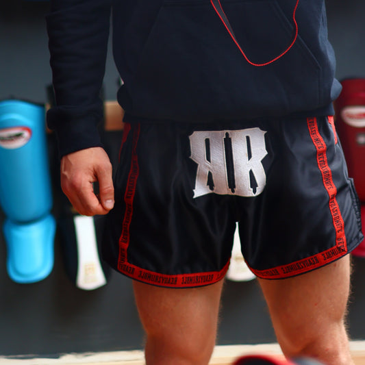 Ready2Rumble Black & Red Muay Thai shorts