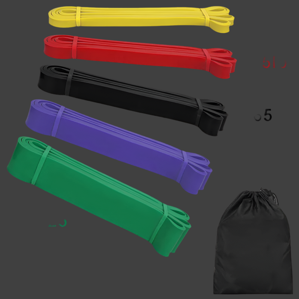 Premium Exercise band set 15lbs- 230lbs