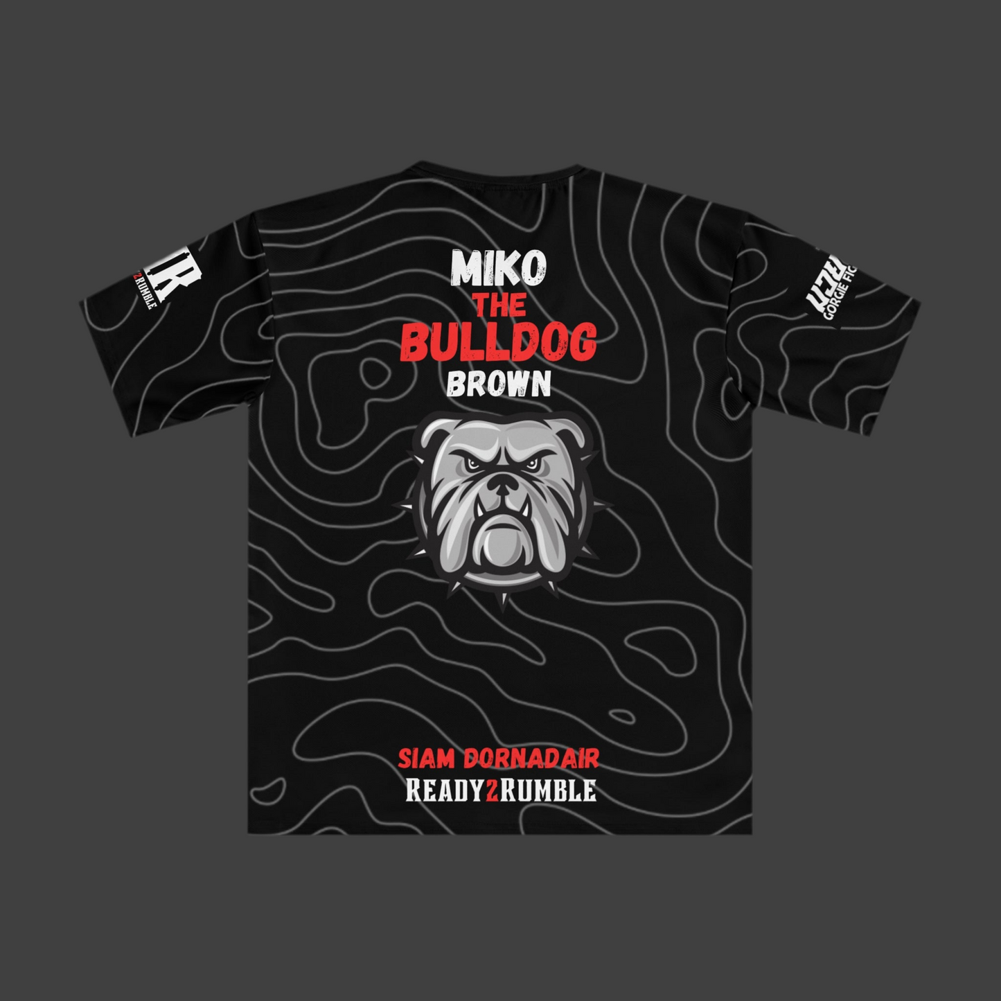 Gorgie- Miko “Bulldog” Brown Fight T-shirt