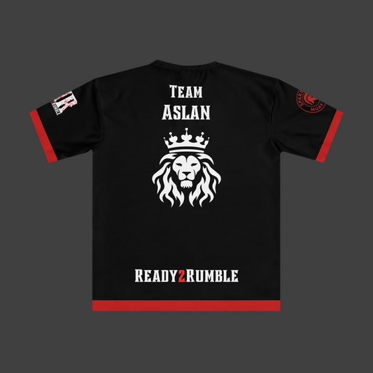 Team Aslan-  Muay Thai Tshirt Black
