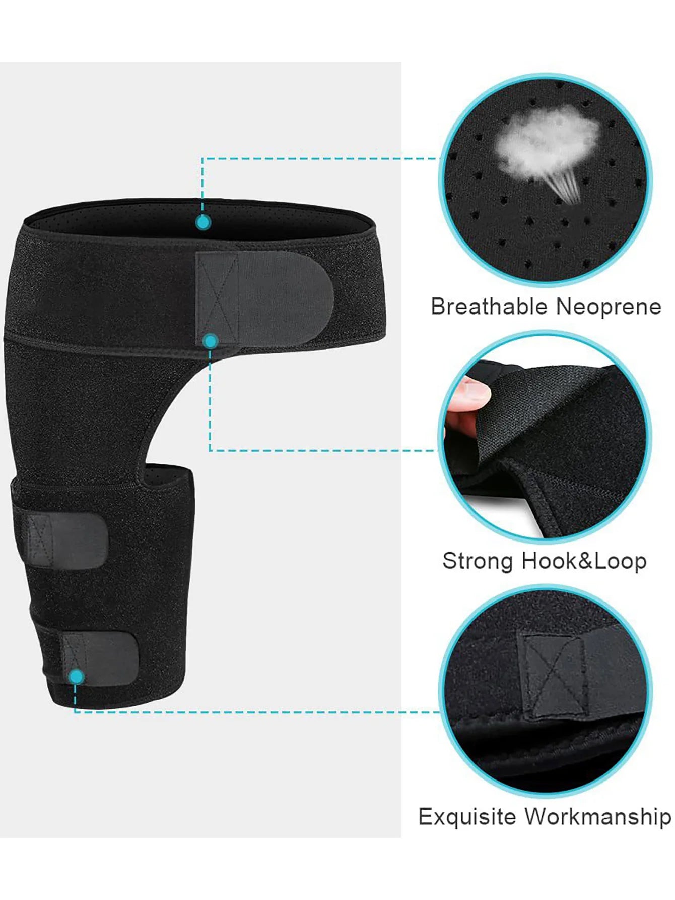 Adjustable Hip Support For Injuries and Recovery