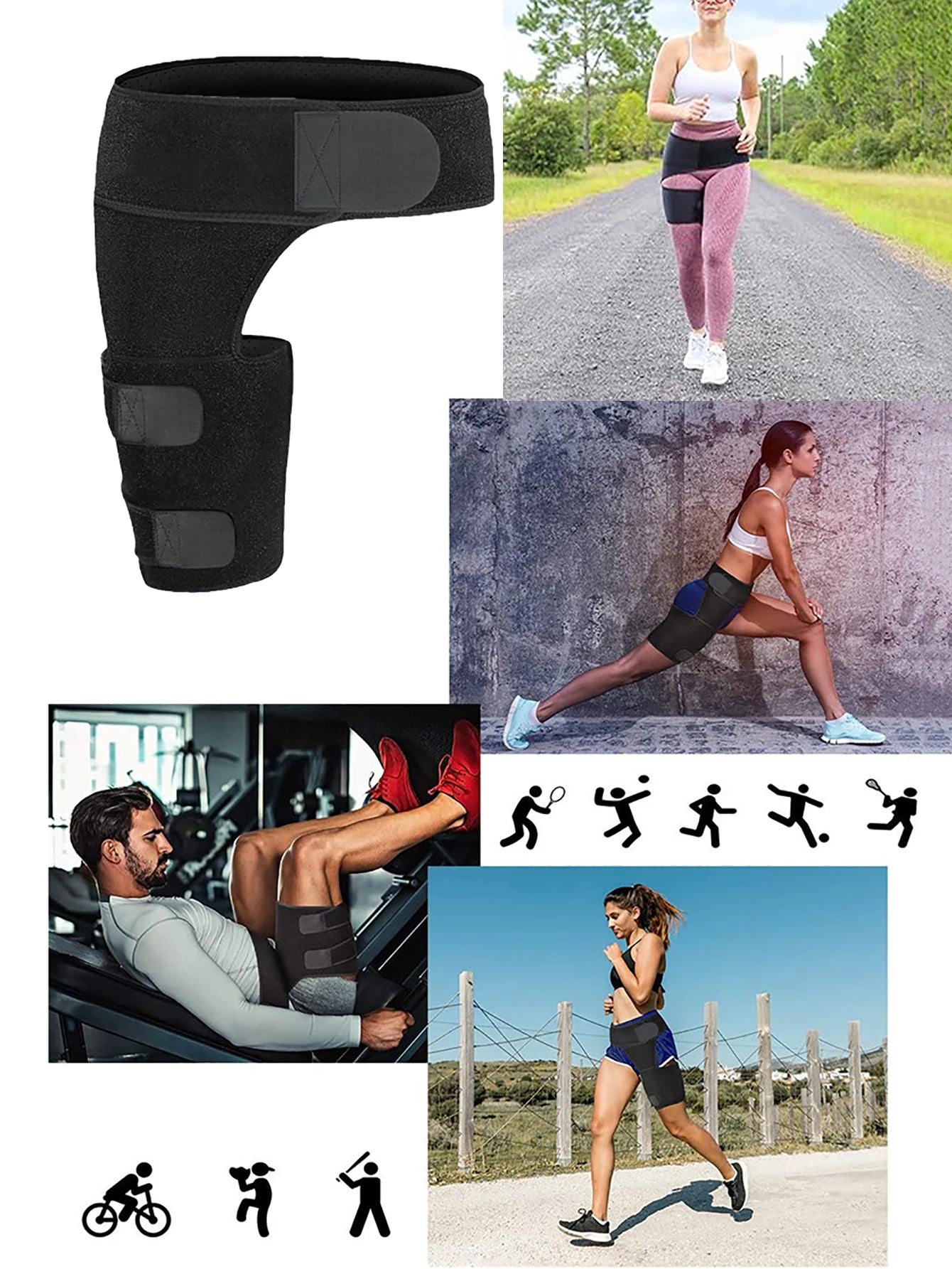 Adjustable Hip Support For Injuries and Recovery