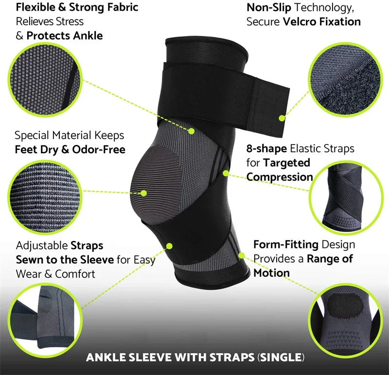 Adjustable Ankle Support Compression Ankle Brace